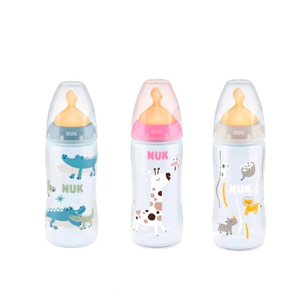 Nuk Biberão First Choice+ Latex 300ml 6-18M - Controlo de Temperatura